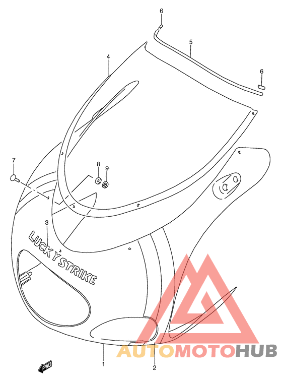 Cowling body