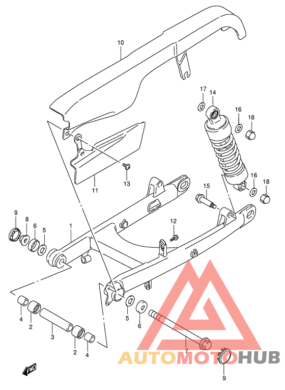 Маятник задний
