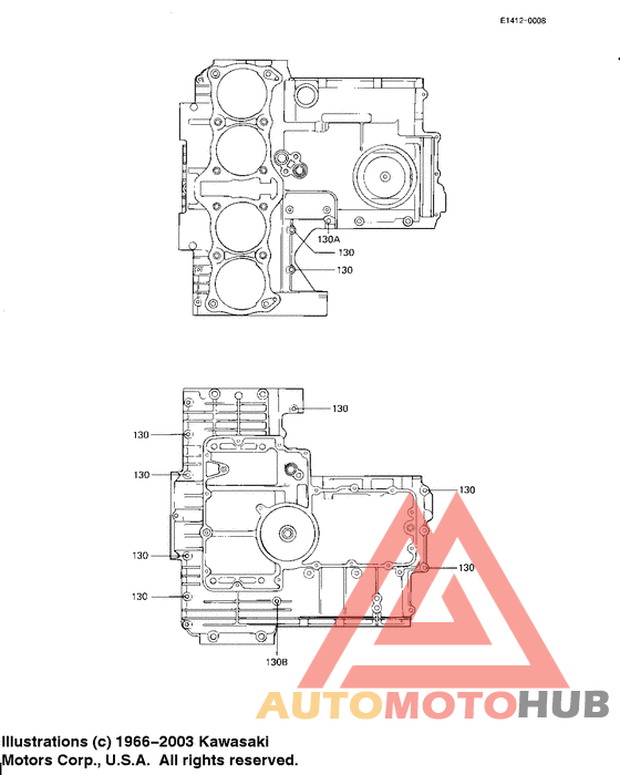 Crankcase bolt & stud pattern