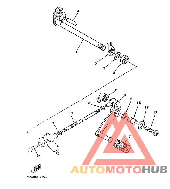 Selector y pedal del cambio