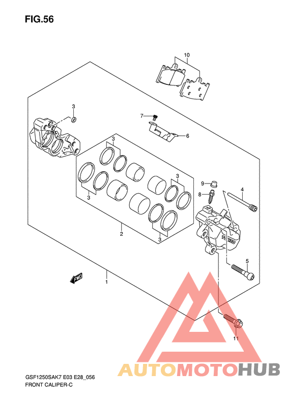 Передний суппорт