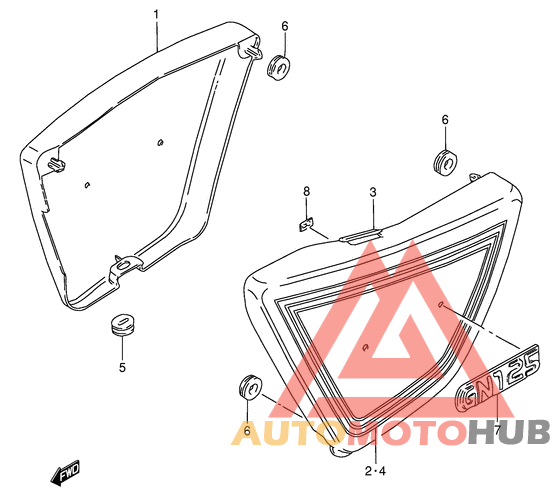 Обтекатель задний