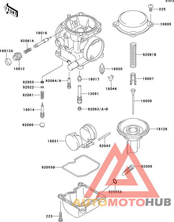 Карбюратор в разборе