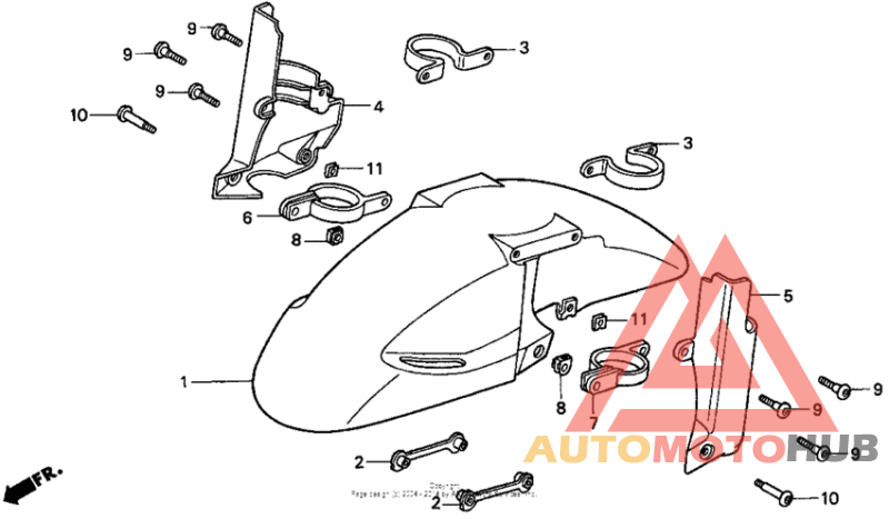 Front fender 96-97