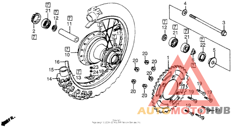 Rr. wheel 84-86