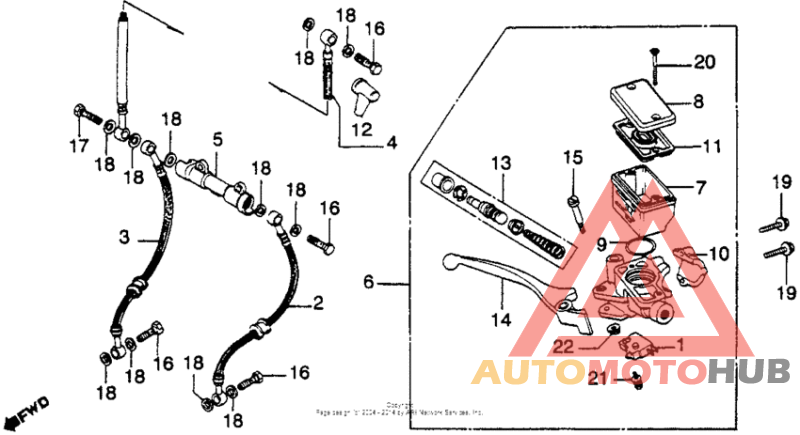 Fr. brake master cyl. 82