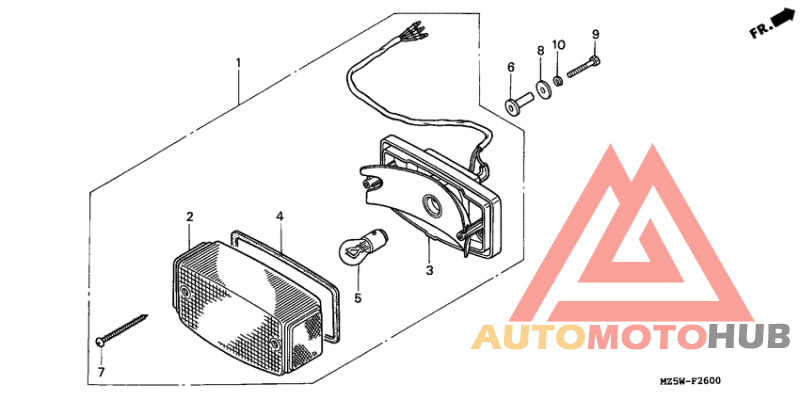 Taillight unit ass`y