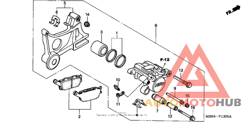 Задний суппорт