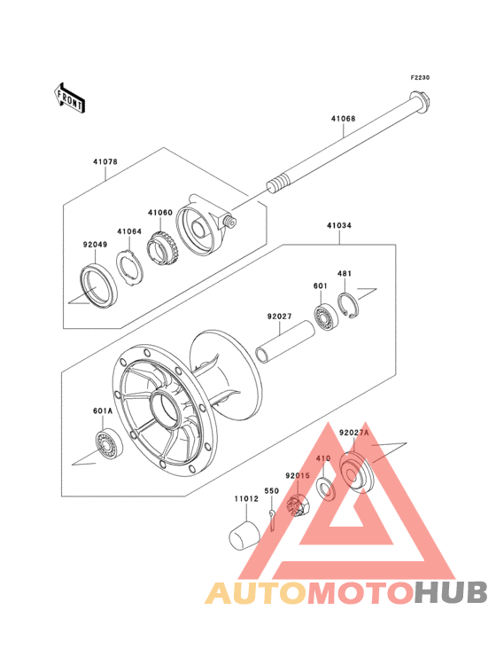 Переднее колесо