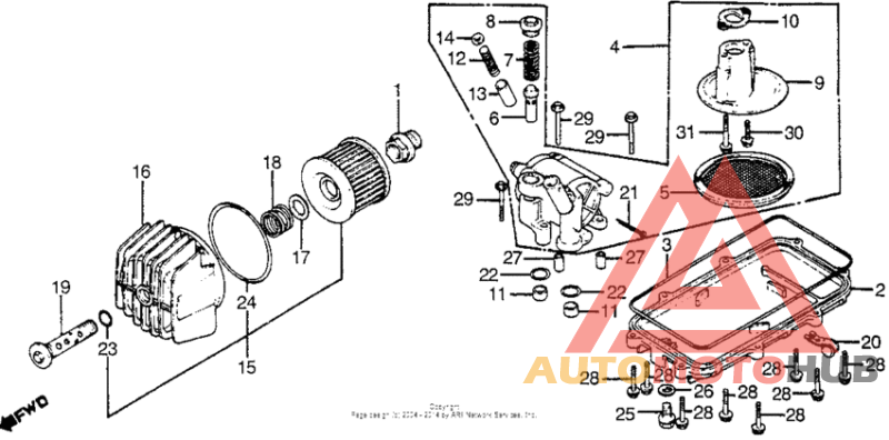 Oil filter + oil pump