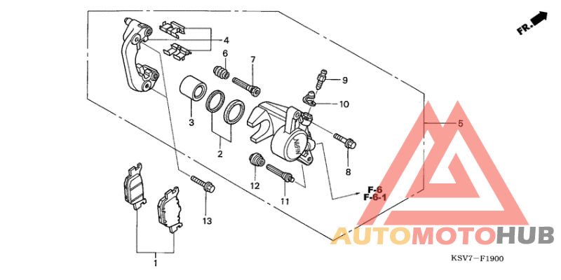 Задний суппорт