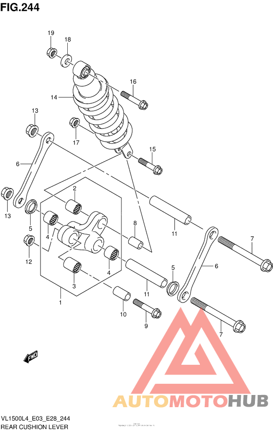 Rear Cushion Lever (Vl1500Bl4 E03)