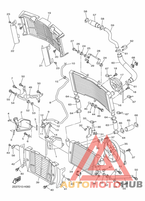 Радиатор и шланг