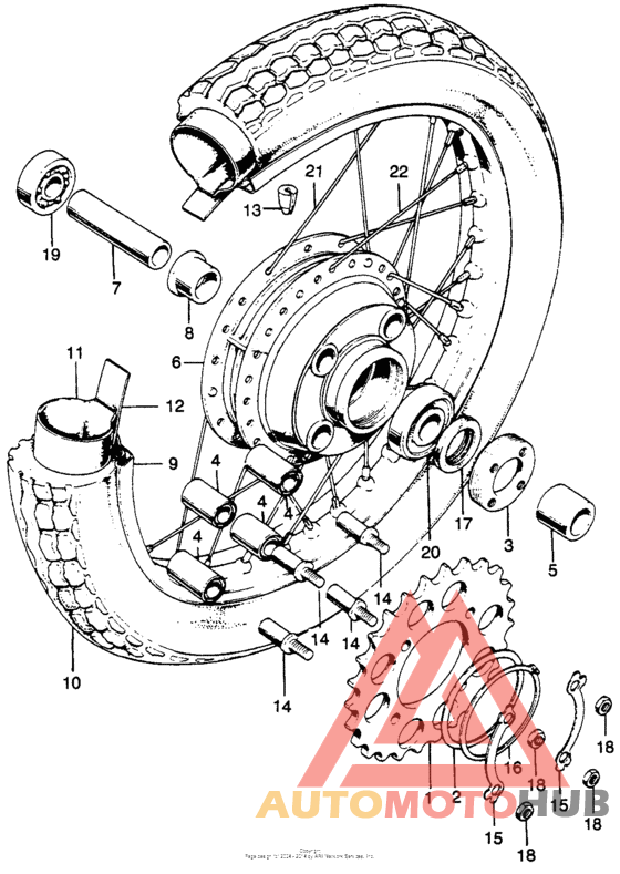 Переднее колесо