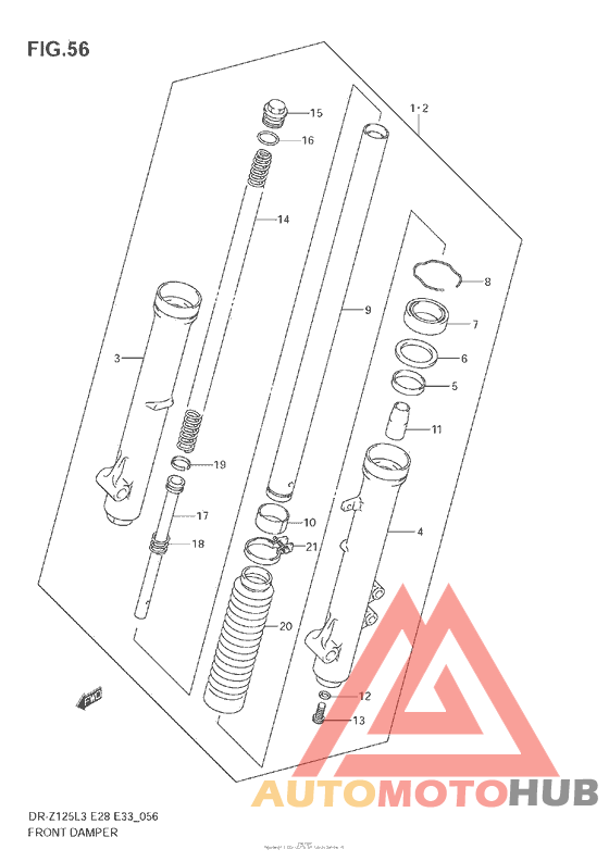 Front Damper (Dr-Z125Ll3 E28)