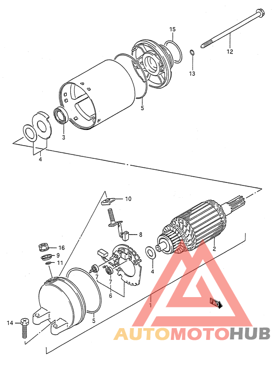 Стартерный мотор