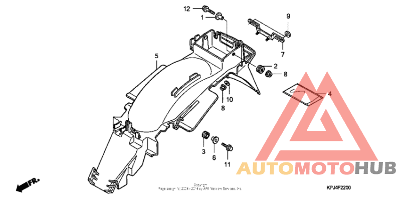 Задний бампер