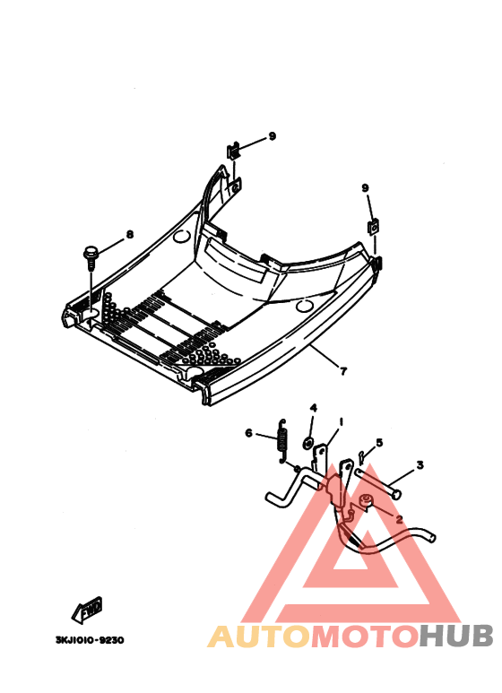 Support & repose pied
