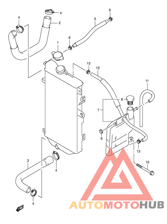 Радиатор hose