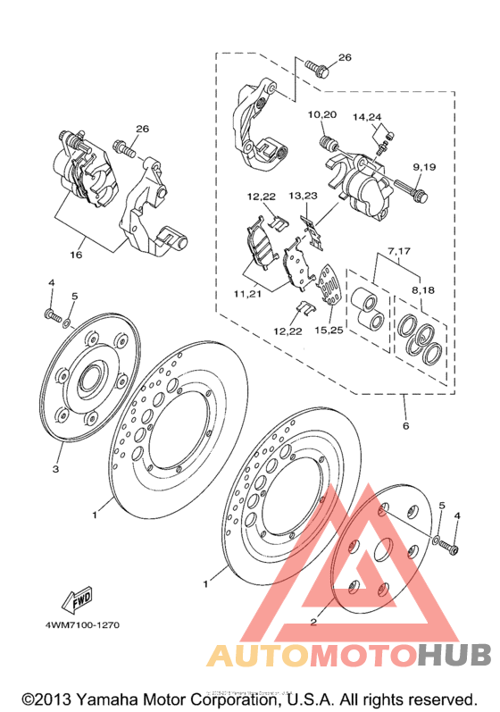 Передний суппорт