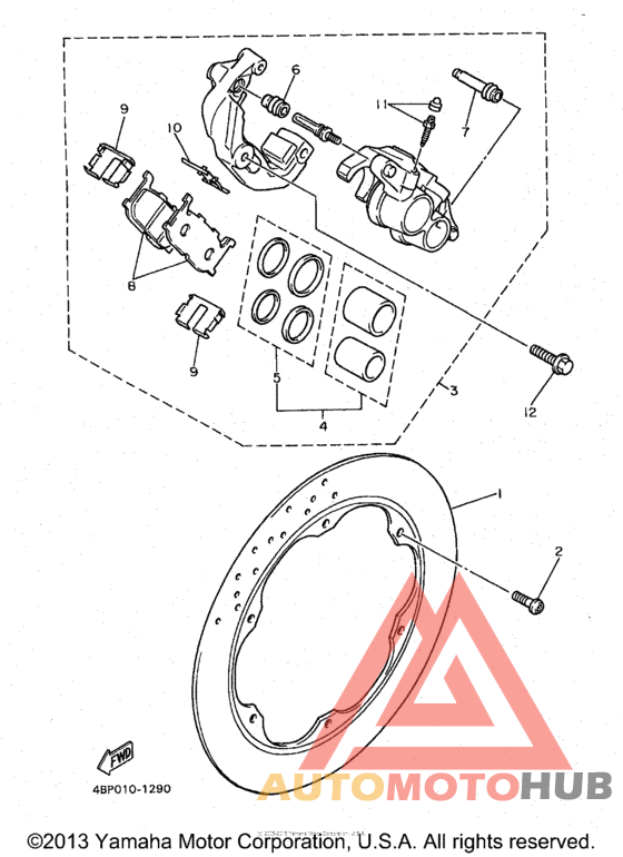 Передний суппорт