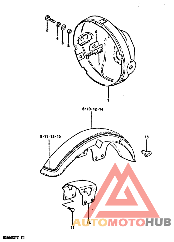 Headlamp housing - front fender