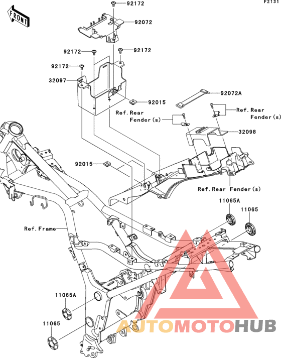 Рама ,крепежные детали