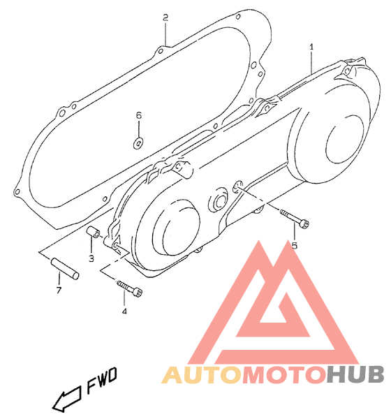 Crankcase lh cover