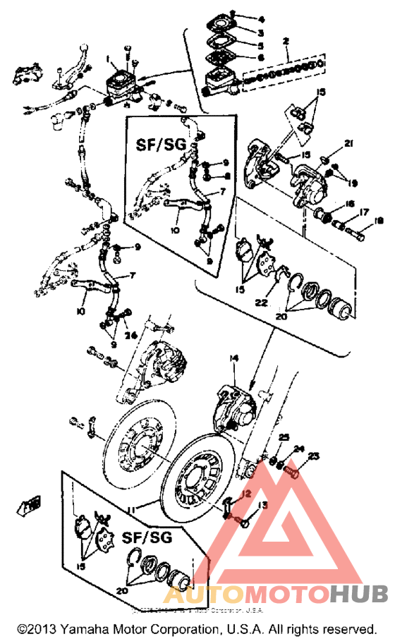 Double disc brake