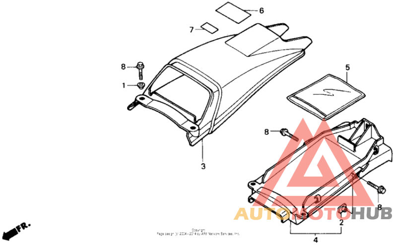 Задний бампер