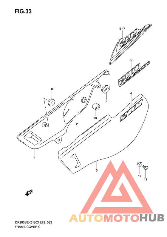 Обтекатель задний