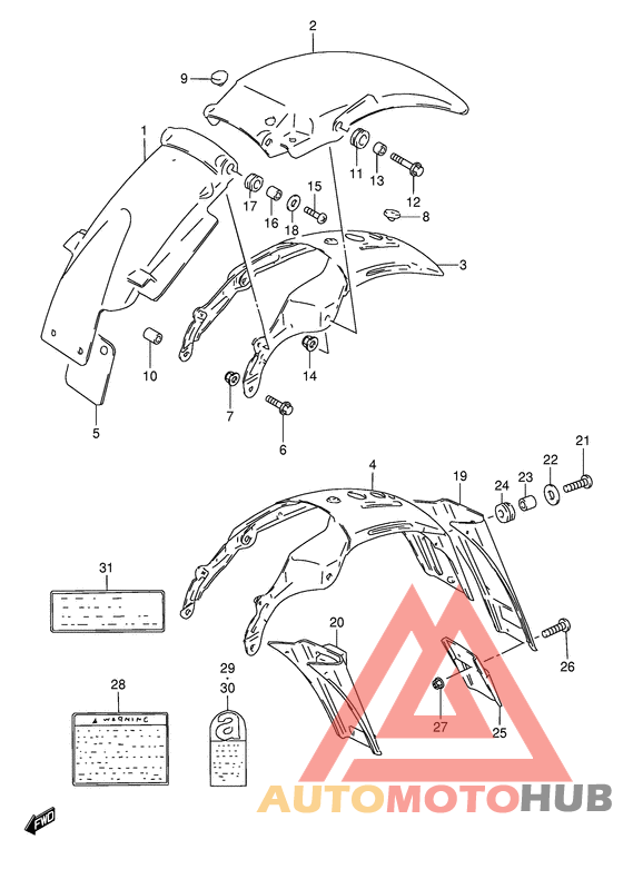 Заднее крыло