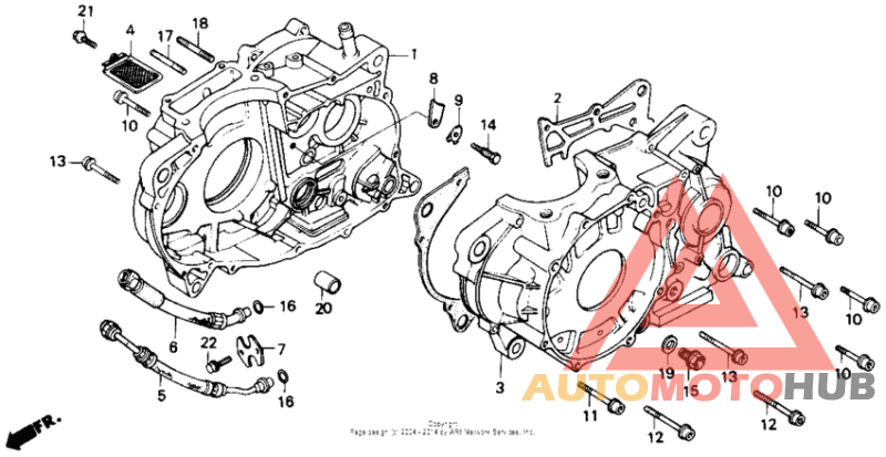 Картер двигателя