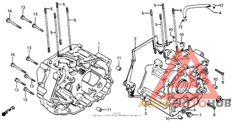 Картер двигателя