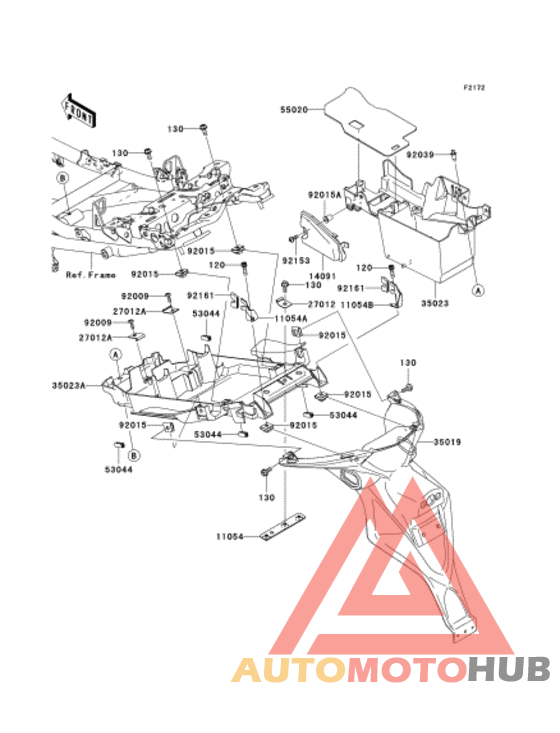 Задний бампер