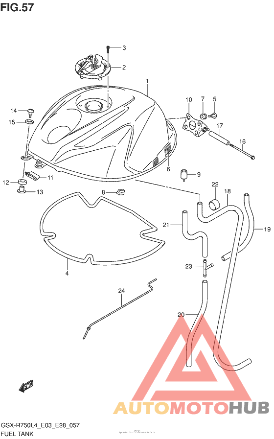 Fuel Tank (Gsx-R750L4 E03)