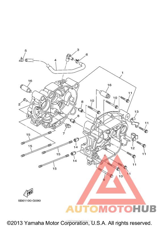 Картер двигателя