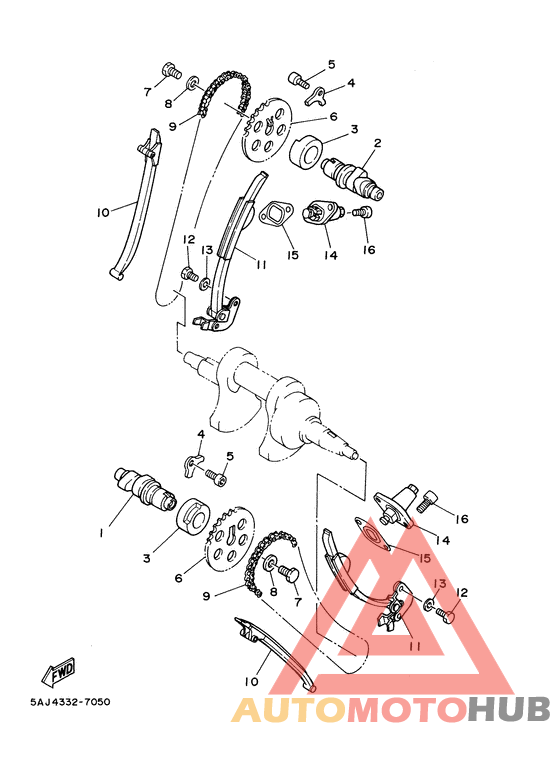 Camshaft. chain