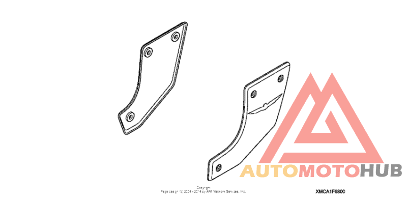 Swingarm pivot covers (chrome w/gl logo)