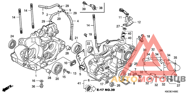 Картер двигателя