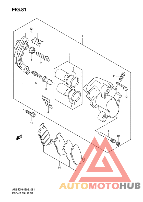 Передний суппорт
