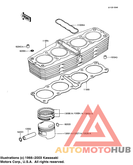 Cylinder/pistons