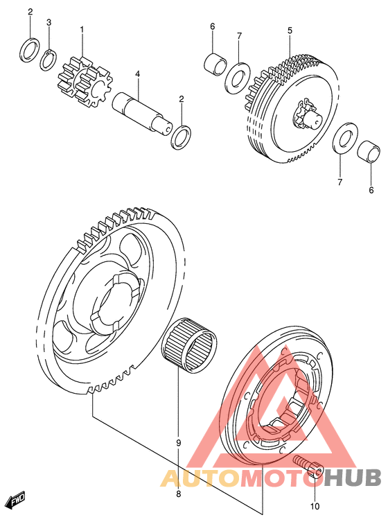 Муфта стартера