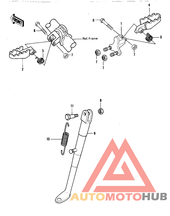 Footrests/stand