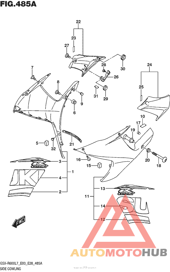 Side Cowling (Ysf)