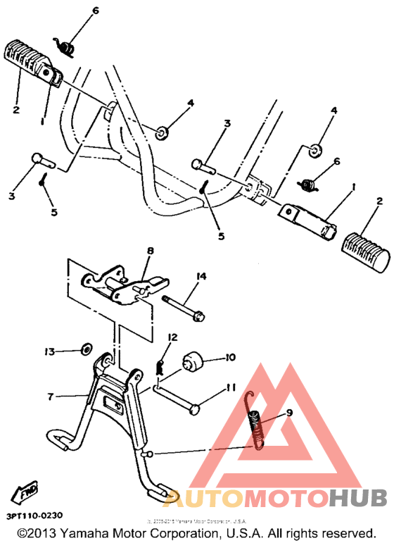 Stand - footrest