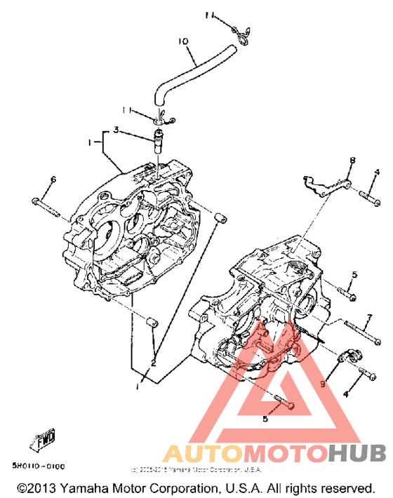 Картер двигателя