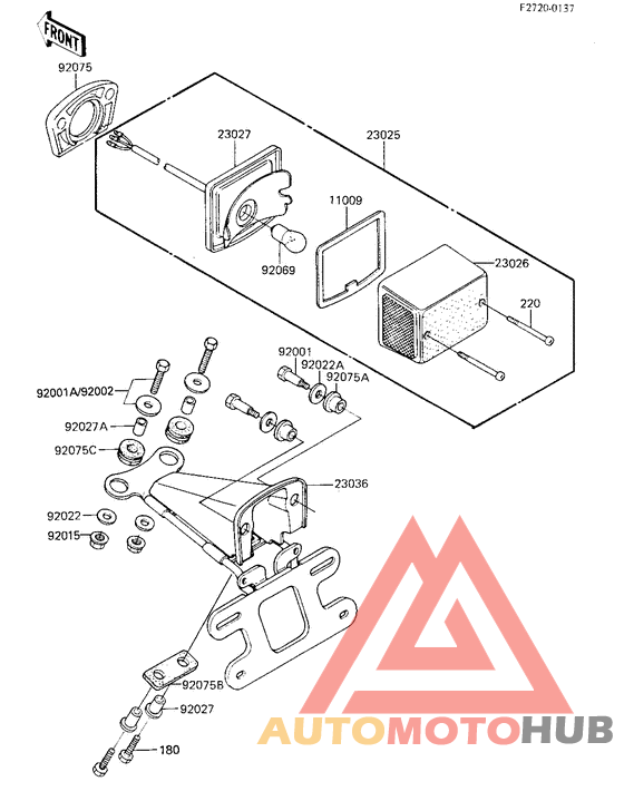 Taillight unit ass`y
