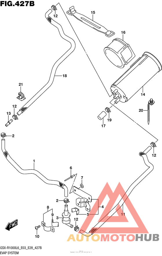 Evap System (Gsx-R1000Al6 E33)