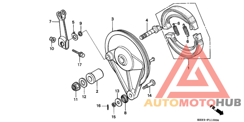 Задний тормоз